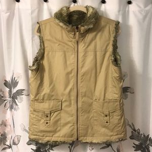 Faux Fur reversible vest
